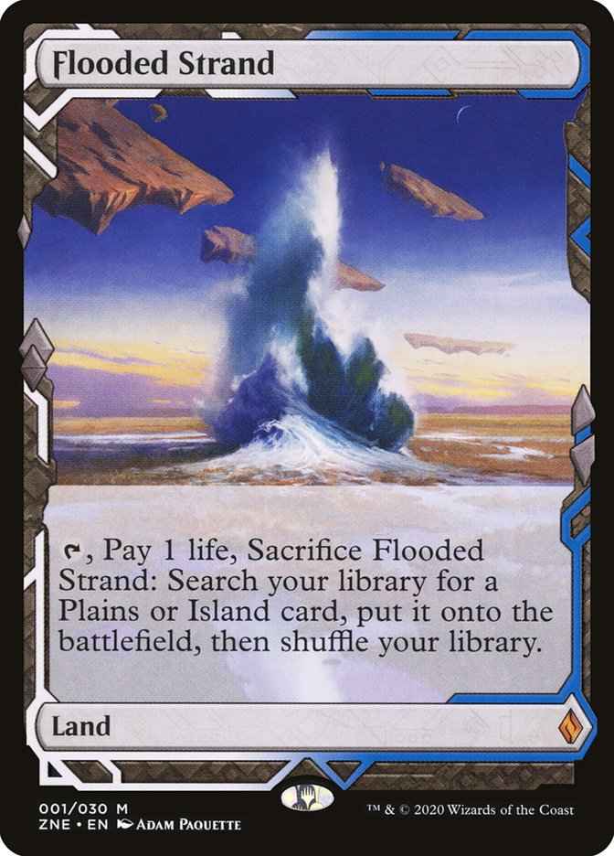 Flooded Strand (ZNE-001) - Zendikar Rising Expeditions