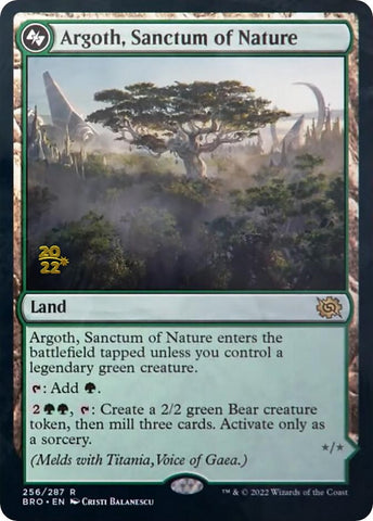Argoth, Sanctum of Nature (PRE-256) - The Brothers' War Promos Foil