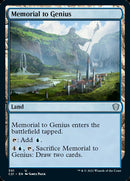 Memorial to Genius (C21-301) - Commander 2021