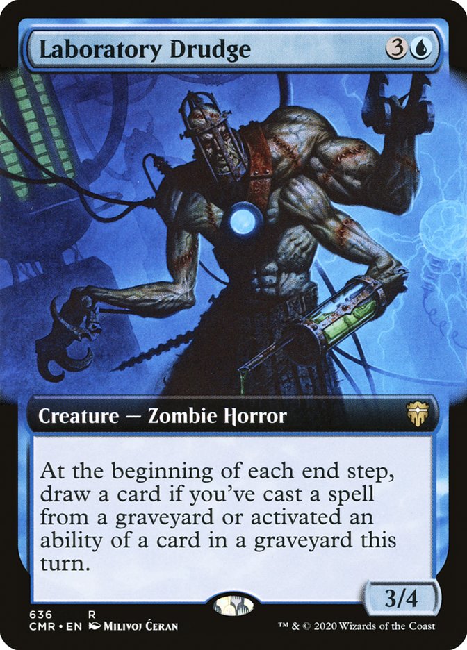 Laboratory Drudge (Extended Art) (CMR-636) - Commander Legends: (Extended Art)