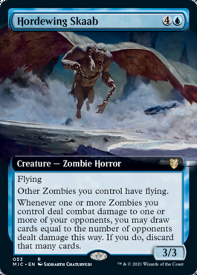 Hordewing Skaab (Extended Art) (MIC-053) - Midnight Hunt Commander: (Extended Art)