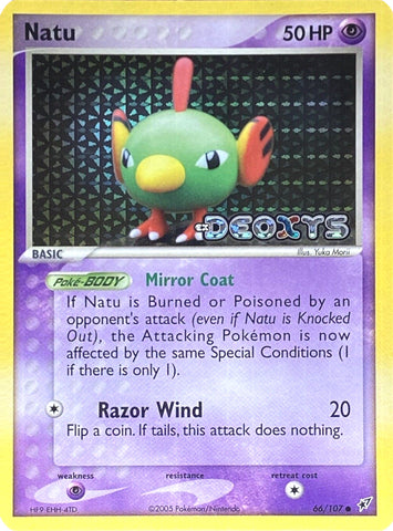 Natu 66/107 - Deoxys Reverse Holofoil