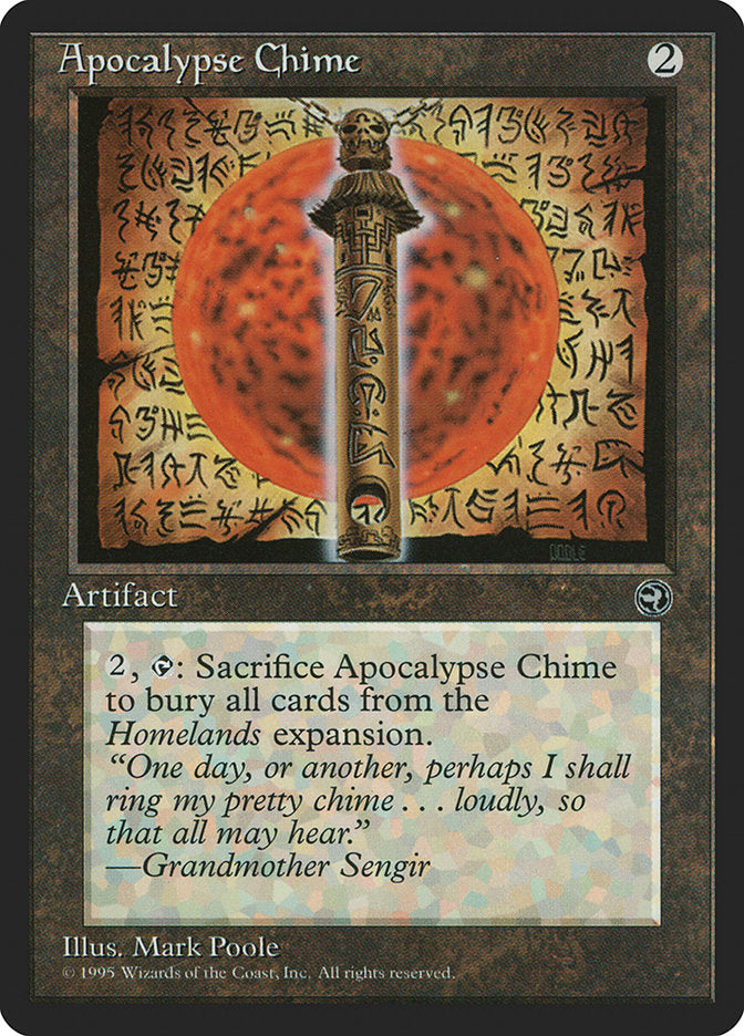 Apocalypse Chime (HML-) - Homelands