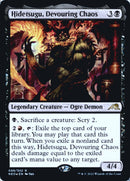 Hidetsugu, Devouring Chaos (PRE-099) - Kamigawa: Neon Dynasty Promos Foil