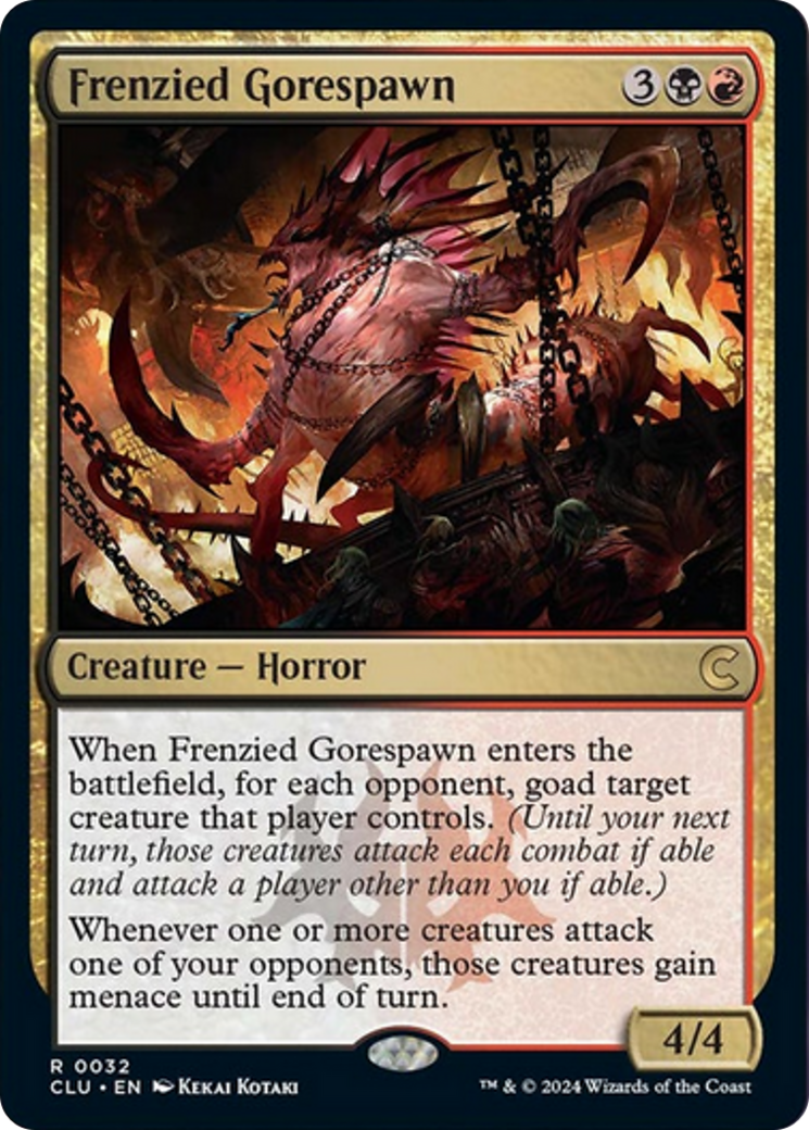 Frenzied Gorespawn (CLU-032) - Ravnica: Clue Edition