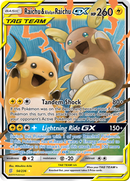 Raichu & Alolan Raichu GX 54/236 - SM  Unified Minds Holofoil