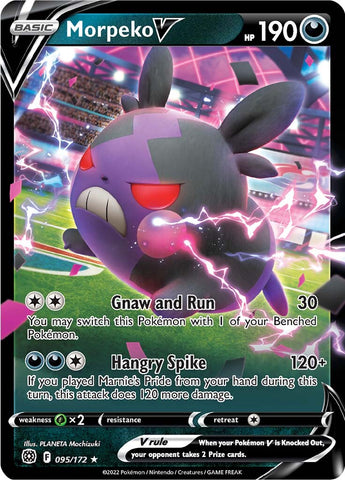Morpeko V 95/172 - SWSH09 Brilliant Stars Holofoil