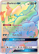 Darkrai GX (Secret)/147 - SM  Burning Shadows Holofoil