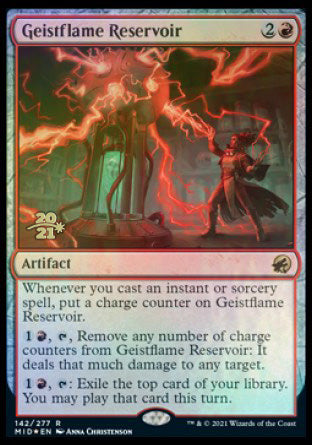 Geistflame Reservoir (PRE-142) - Innistrad: Midnight Hunt Promos Foil