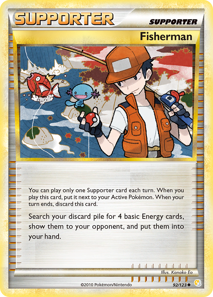 Fisherman 92/123 - HeartGold SoulSilver