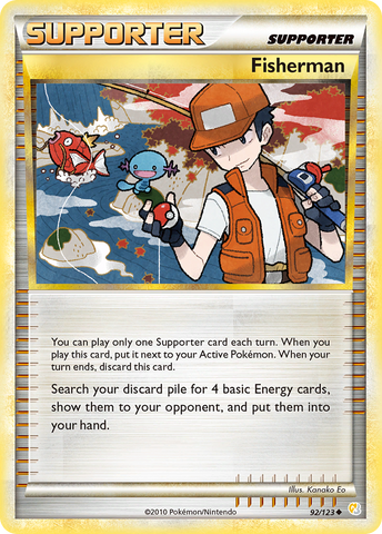 Fisherman 92/123 - HeartGold SoulSilver
