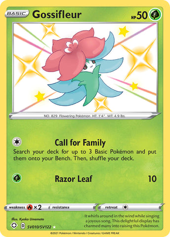 Gossifleur SV010/122 - Shining Fates Shiny Vault Holofoil