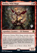 Delina, Wild Mage (PPAFR-138) - Adventures in the Forgotten Realms Promos