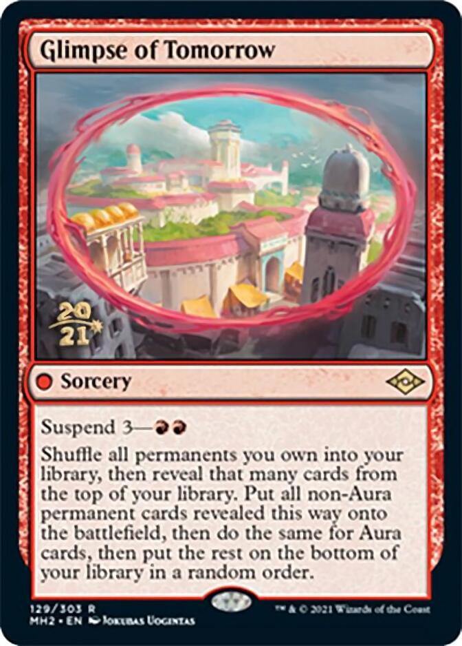 Glimpse of Tomorrow (PRE-129) - Modern Horizons 2 Promos Foil