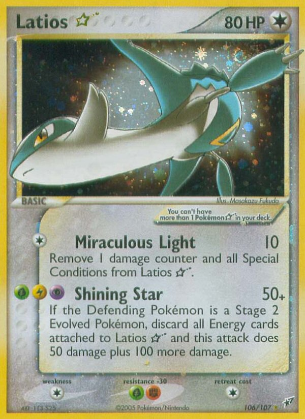 Latios Star/107 - Deoxys Holofoil