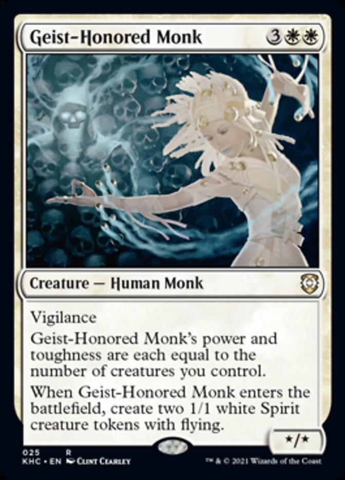 Geist-Honored Monk (KHC-025) - Kaldheim Commander