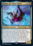 Kotose, the Silent Spider (PPNEO-228) - Kamigawa: Neon Dynasty Promos