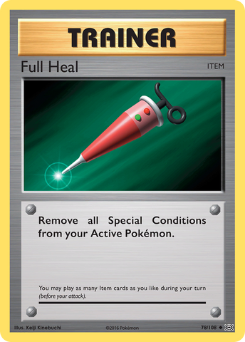 Full Heal 78/108 - XY  Evolutions