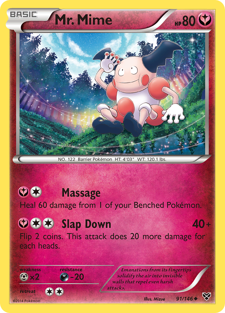 Mr. Mime 91/146 - XY Base Set