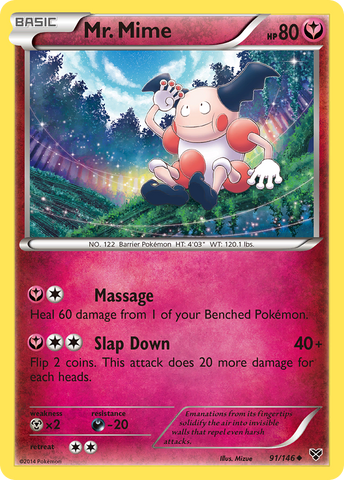Mr. Mime 91/146 - XY Base Set