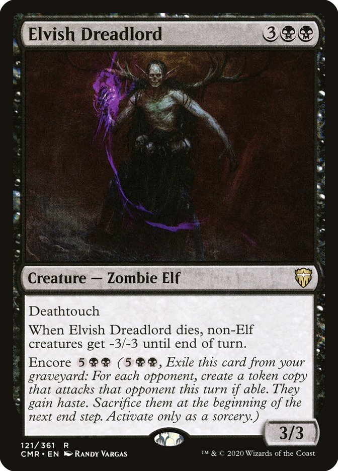 Elvish Dreadlord (CMR-121) - Commander Legends