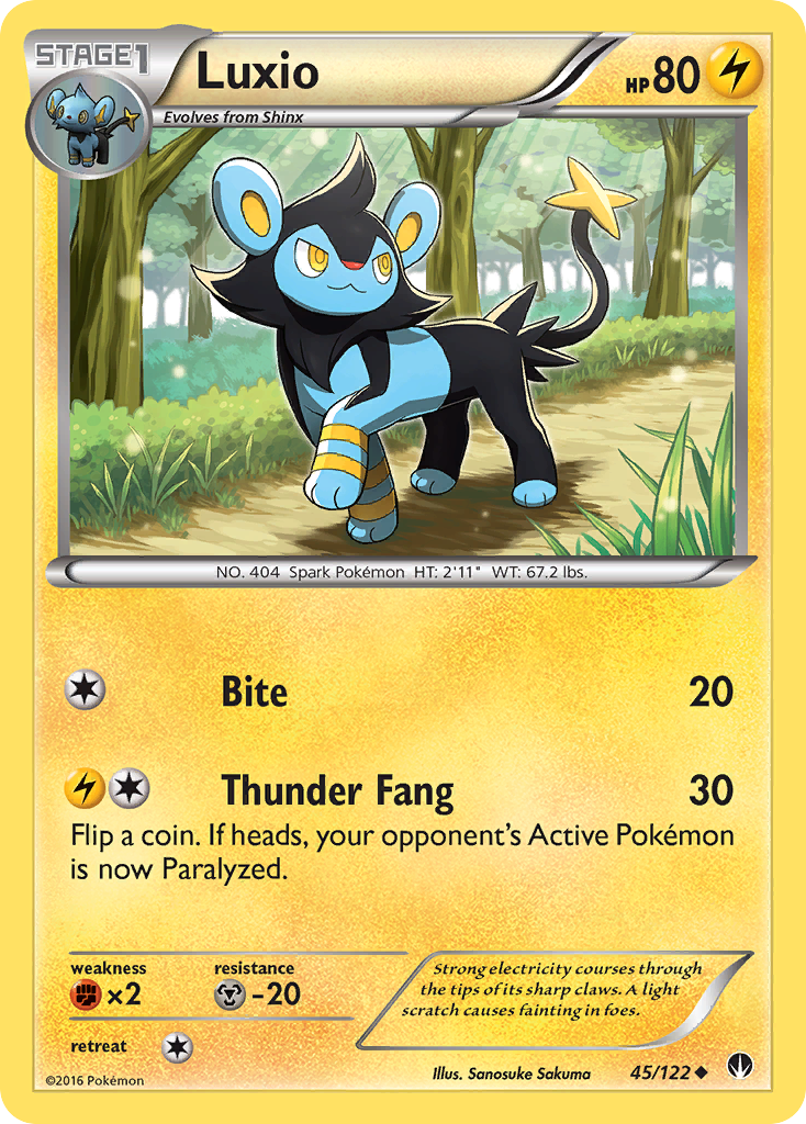 Luxio 45/122 - XY  BREAKpoint