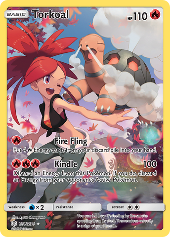 Torkoal (Secret) 237/236 - SM  Cosmic Eclipse Holofoil