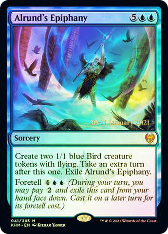 Alrund's Epiphany (PRE-041) - Kaldheim Promos Foil