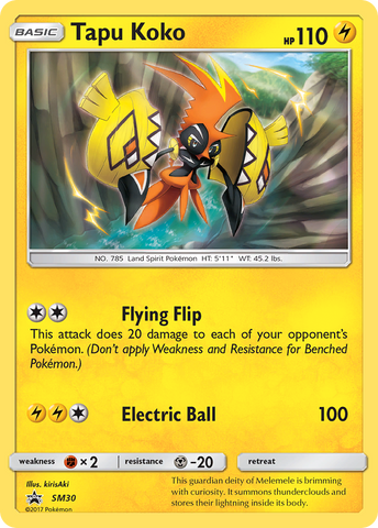 Tapu Koko - SM30 SM30/248 - SM Promos Holofoil