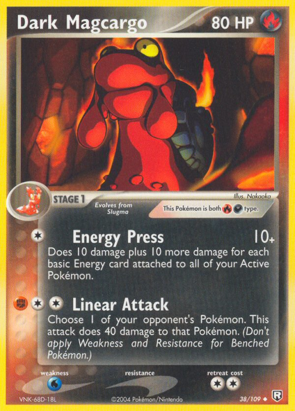 Dark Magcargo 38/109 - Team Rocket Returns
