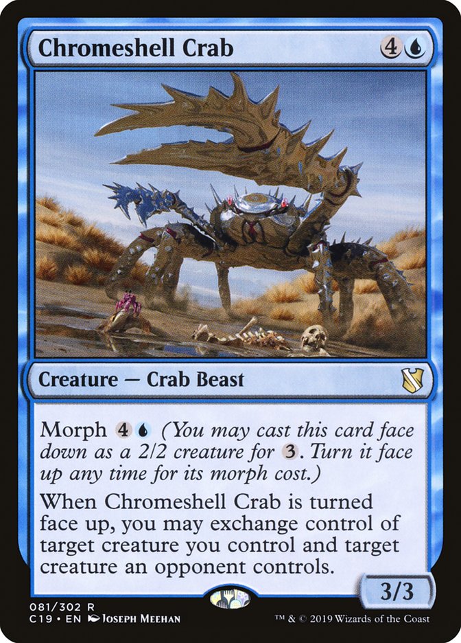 Chromeshell Crab (C19-081) - Commander 2019