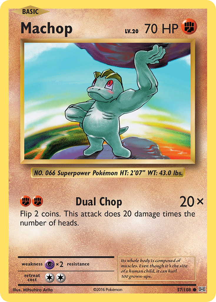 Machop 57/108 - XY  Evolutions
