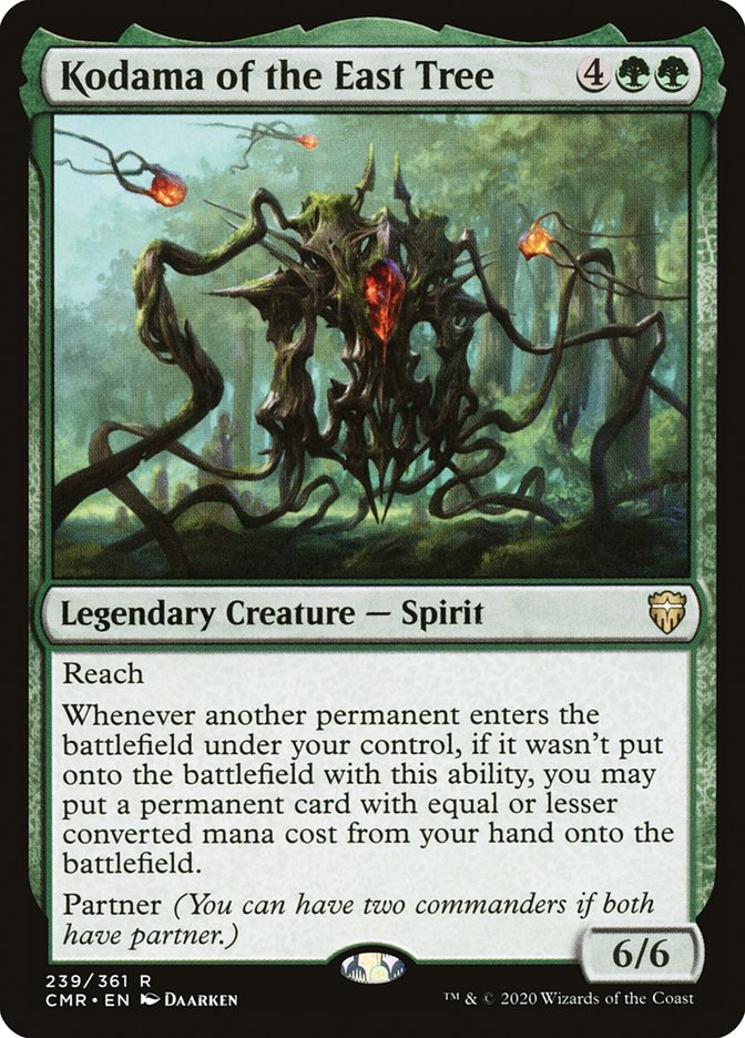 Kodama of the East Tree (CMR-239) - Commander Legends