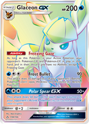 Glaceon GX (Secret Rare)/156 - SM  Ultra Prism Holofoil
