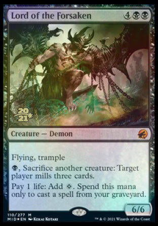 Lord of the Forsaken (PRE-110S) - Innistrad: Midnight Hunt Promos Foil