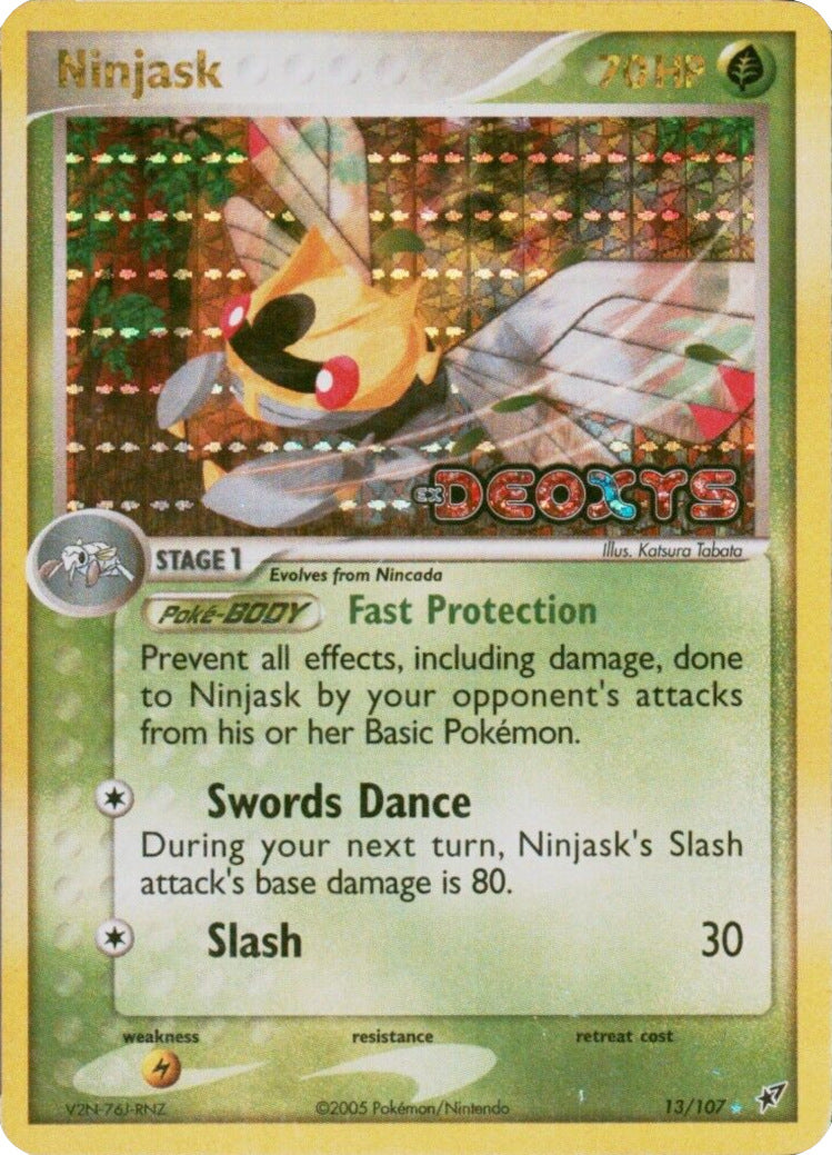 Ninjask/107 - Deoxys Reverse Holofoil