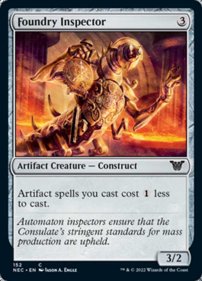 Foundry Inspector (NEC-152) - Neon Dynasty Commander