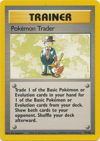 Pokemon Trader 77/102 - Base Set