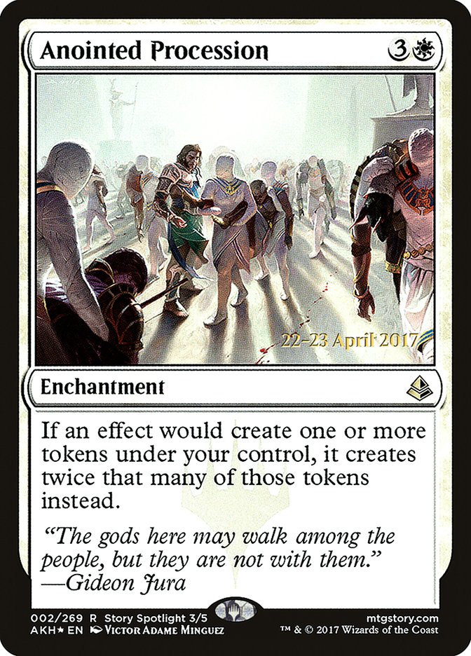 Anointed Procession (PRE-002) - Amonkhet Promos Foil