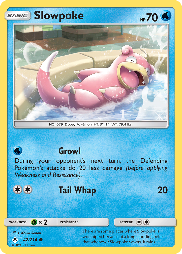 Slowpoke 42/214 - SM  Unbroken Bonds