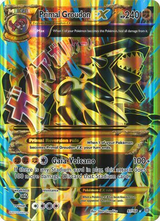 Primal Groudon EX - 97/98 - Jumbo Cards Holofoil