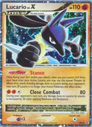 Lucario LV.X - DP12/56 - Diamond and Pearl Promos Holofoil