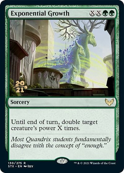 Exponential Growth (PRE-130) - Strixhaven: School of Mages Promos Foil