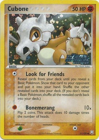 Cubone 51/109 - Team Rocket Returns Reverse Holofoil