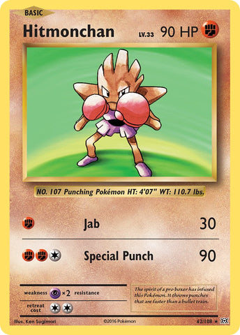 Hitmonchan - 62/108 (XY Evolutions) 62 - Deck Exclusives