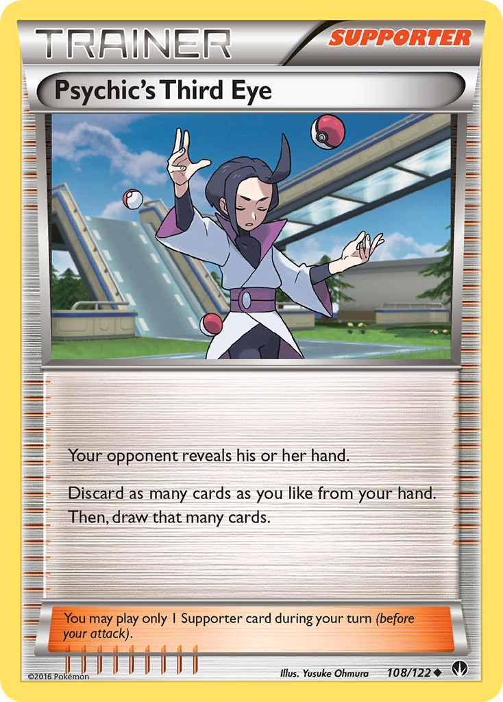 Psychic's Third Eye 108/122 - XY  BREAKpoint