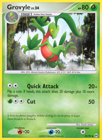 Grovyle (39) 39/99 - Arceus