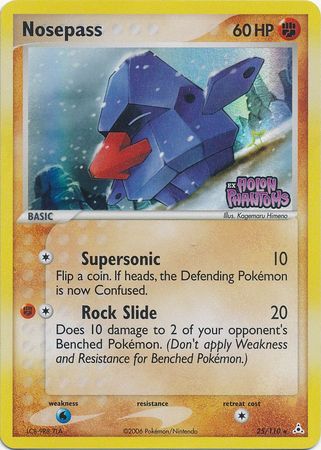 Nosepass/110 - Holon Phantoms Reverse Holofoil
