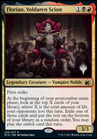 Florian, Voldaren Scion (PPMID-223) - Innistrad: Midnight Hunt Promos