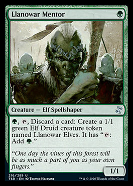 Llanowar Mentor (TSR-216) - Time Spiral Remastered